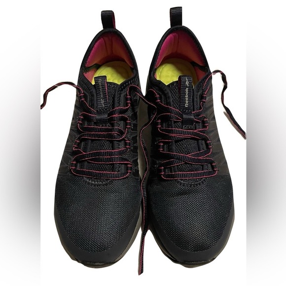 Reebok Astroride RB308 Steel Toe Shoes Sneaker 7W Women Navy Purple - Picture 5 of 15